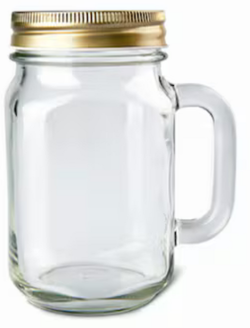 다용도 강력 고급 유리잔 (드링킹잔) 청 아이스 음료 커피, 1개, 투명