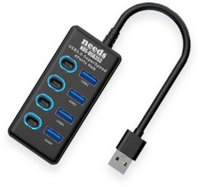 needs USB3.0 4포트 무전원 허브(NDS-USB353), 1개
