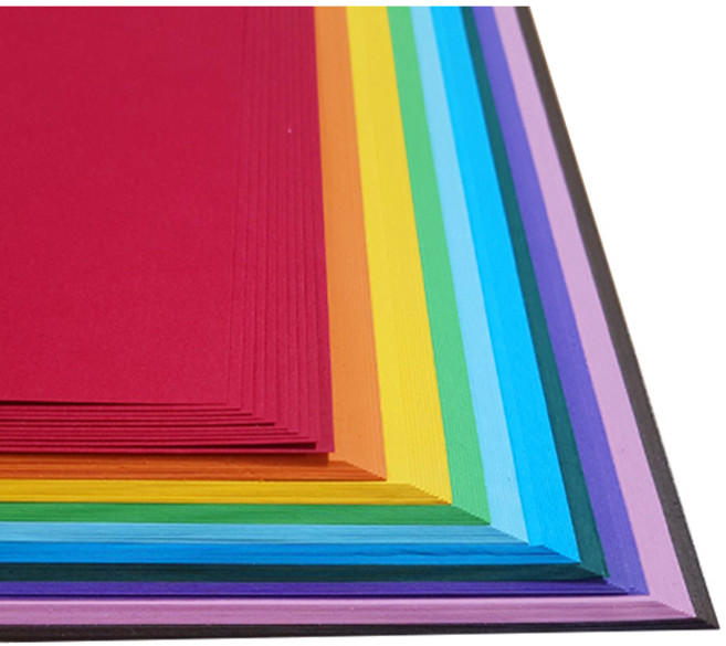 화방지 8절 100매 10색 혼합/049207/색상지 색지 양면