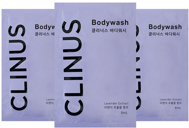 애경 클리너스 일회용 바디워시 여행용 바디클렌저, 100개, 8ml