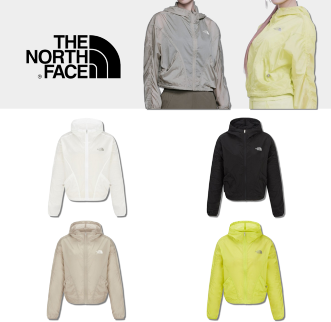 국내매장 정품(백화점) 노스페이스 바람막이 여성 초경량 냉감소재 안타템 운동 등산 여행