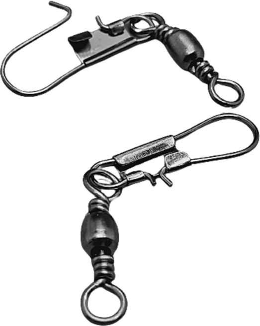 안낚하세요 인터락 스냅 핀도래, 블랙 10호(31mm/강도14kg) 50개