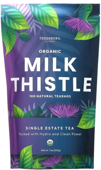 Cederberg Tea Co 싱글 사유 티 유기농 밀크시슬 카페인 무함유 천연 티백 100개 200g(7oz) Co (세더버그 티 코), Cederberg Tea Co, 싱글 사유 티, 유기농, 1개 - 쿠팡