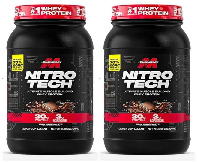 MuscleTech 머슬테크 니트로 테크 밀크 초콜릿 분리유청단백질 907g - 쿠팡