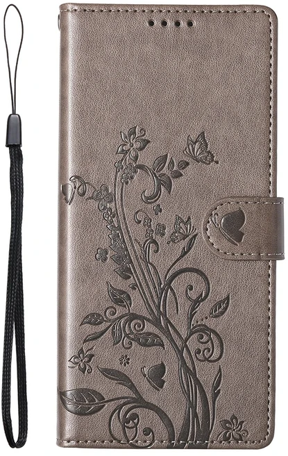 구글 픽셀 10 9 프로 XL 9A 8 8A 7 7A 6 6A 5G 카드 보관 지갑 스탠드 폰 커버 백 가방용 고급 플립 가죽, 02 구글 픽셀 8 프로, 03 회색