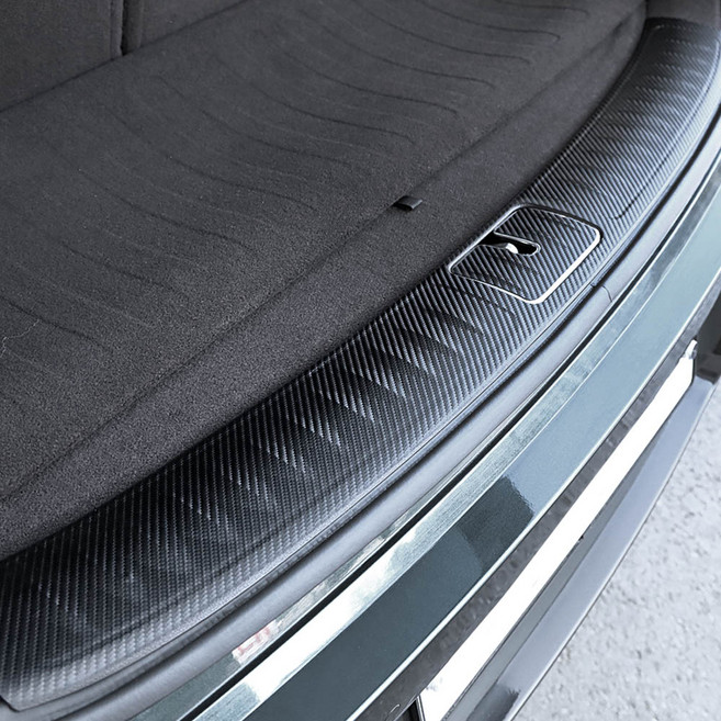 카비니 호환 GV80 페이스리프트 차량 용품 문콕 방지 도어커버 트렁크 보호 몰딩 랩핑, 카본