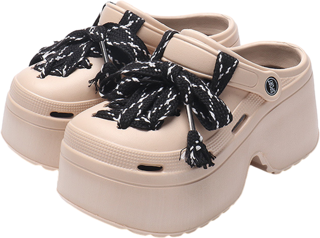 여성용 비치 샌들 통굽 8CM키높이 슬리퍼 회사 사무용 여행용 샌들 Women's Sandals 뉴타임즈 S903W578