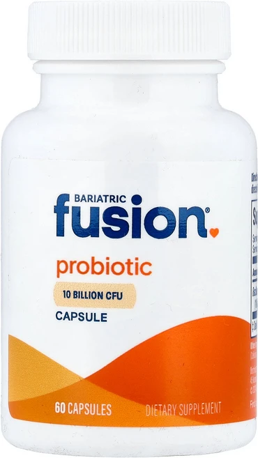 Bariatric Fusion 바리아트릭 퓨전 프로바이오틱 10 빌리언 CFU 60 캡슐 유산균 영양제, Bariatric FusiON 온, 프로바이오틱, 10, 1개, 60정 - 쿠팡