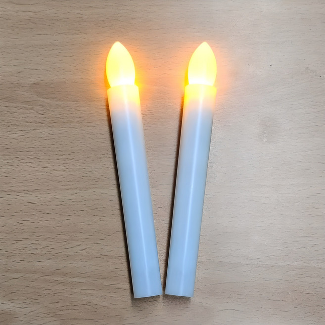 원터치 LED 촛불 2p + AAA건전지 4p 세트