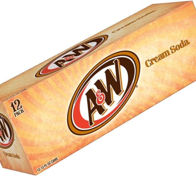 A&W 루트비어 크림 소다, 12개, 355ml