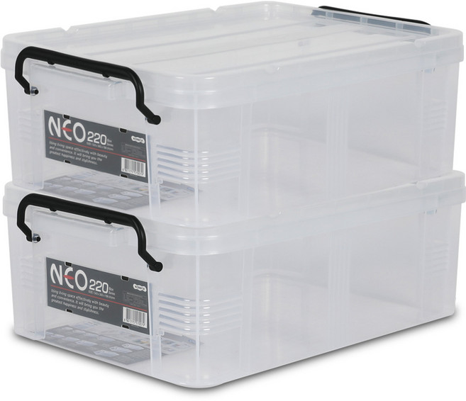 코멕스 네오박스 22L, 반투명, 2개