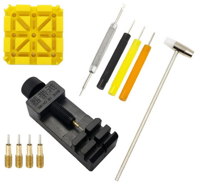 고트 메탈 시계줄 교체 공구 수리세트 에센셜 8종, 1세트