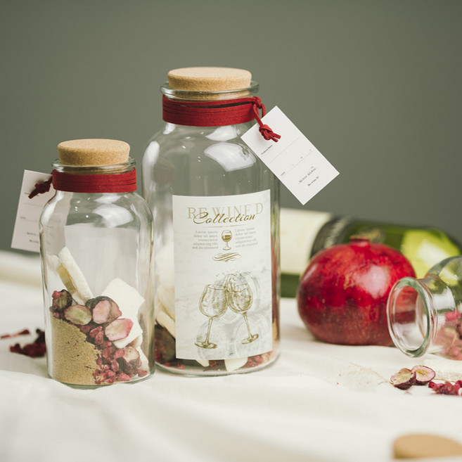 리와인드 담금주 키트 수제 와인 선물 500ml 5종 화이트 샹그리아 뱅쇼 베이스 만들기, 1개