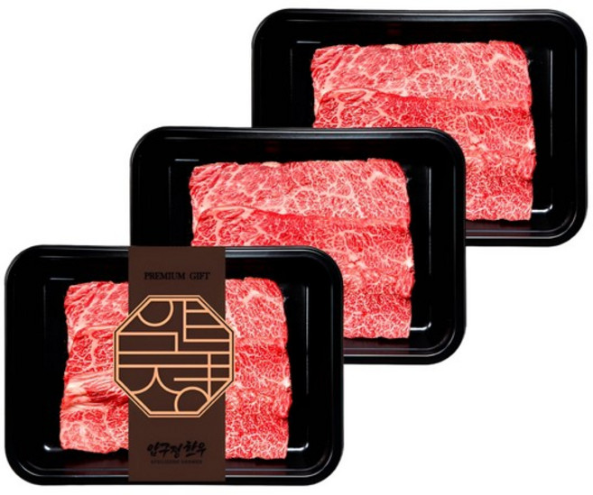 1++등급 한우 살치살 600g(200gx3) 구이용 스테이크 꽃살치 마블링 특수부위 투뿔한우 마장동 프리미엄 소고기 [냉장], 없음, 없음