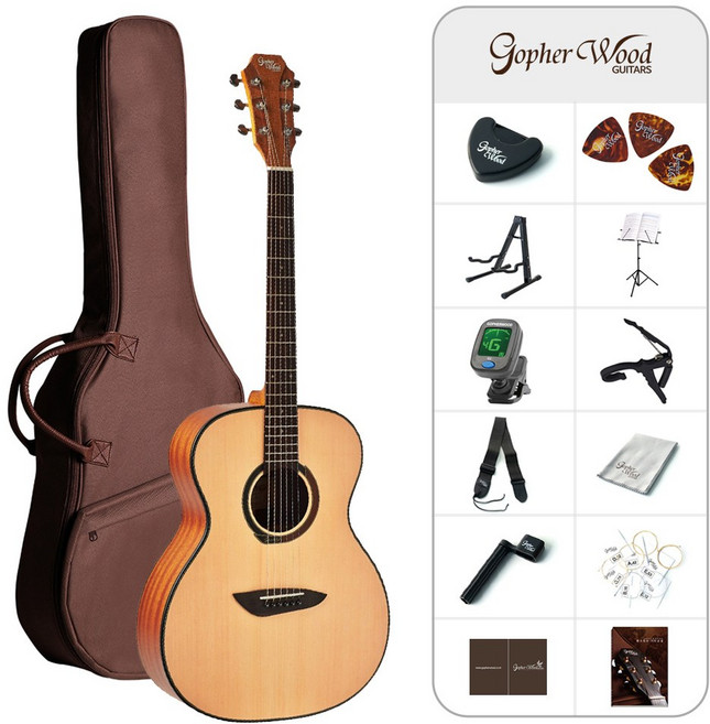 고퍼우드 G110 입문용 통기타 풀패키지 G-110, 1개