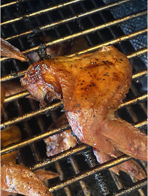 맨온파이어 텍사스바베큐 닭통날개 2개, 1개, 100g