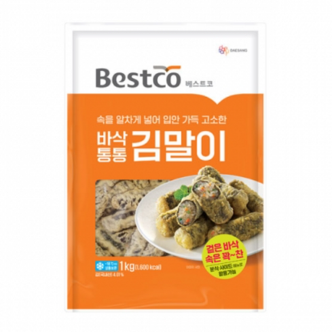 베스트코 바삭통통 김말이 튀김, 5개