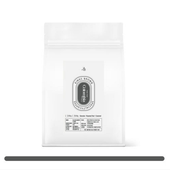 [킹스브라운 디카페인] 너티하고 고소한 맛의 콜롬비아 디카페인 커피, 1개, 200g, 더치