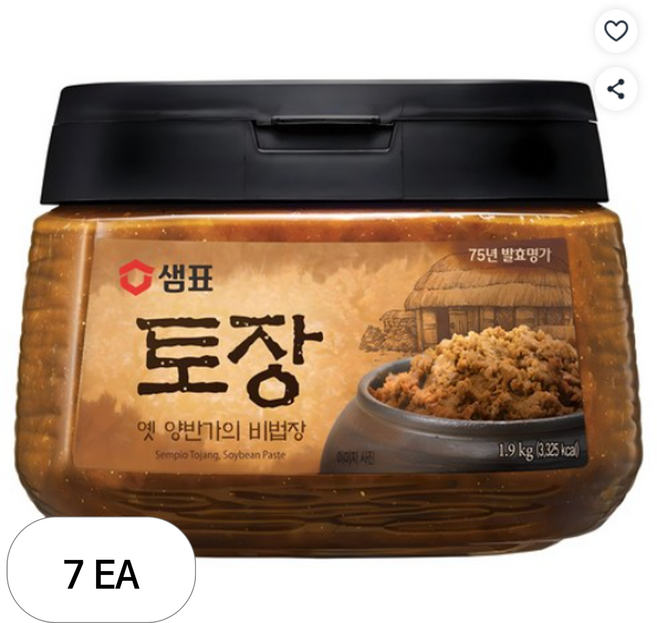 샘표 토장, 1.9kg, 7개