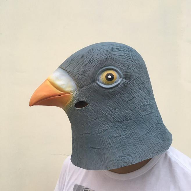 동물 가면 토끼 나무늘보 다람쥐 마스크 생일 기념일 재밌는 파티 선물 코믹소품 탈, 비둘기