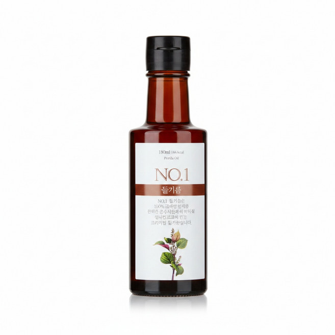 국산통들깨100% 당일착유 저온압착 국산들기름180ml, 180ml, 1개