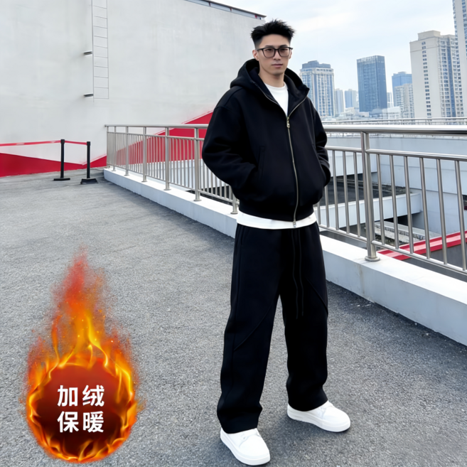 連帽休閒運動套裝