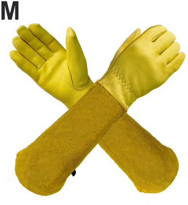 정원 작업 41CM 가시 방지 장갑 조경 팔꿈치 길이 건틀릿 맞춤 디자인, 03 M