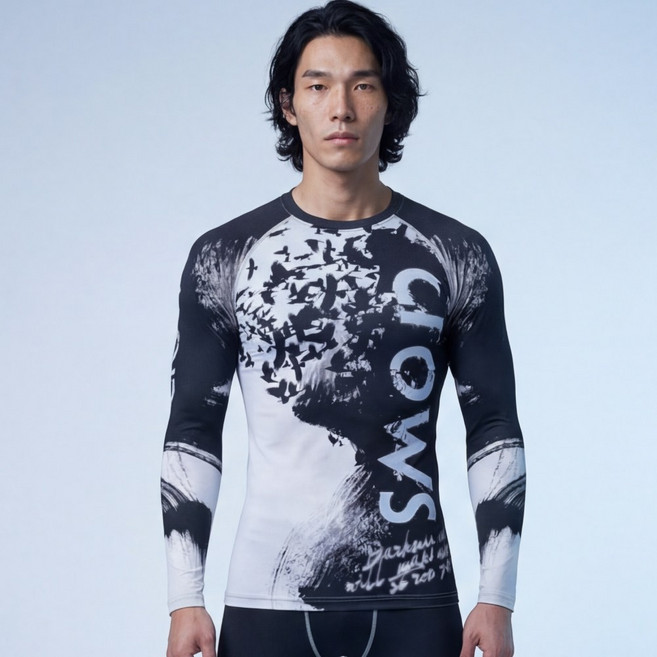 픽스기어 CFL-80 남 여 공용 머슬핏 스포츠웨어 언더레이어 언더셔츠 짐웨어 헬스복 운동복 트레이닝복 주짓수 크로스핏 합기도 래쉬가드