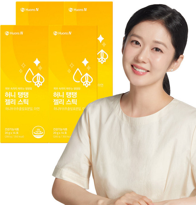 휴온스N 허니탱탱 젤리스틱 14포 4박스(2개월분), 4박스, 14회분