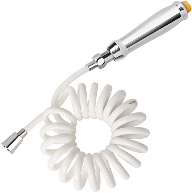 와이넷 국산 탈부착 스프링 스마트 연장호스 화이트 (길이선택), 2.5m