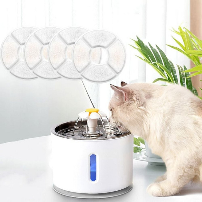 스토어-정유 고양이 정수기 리필 필터 4개입 반려동물 필터리뷰