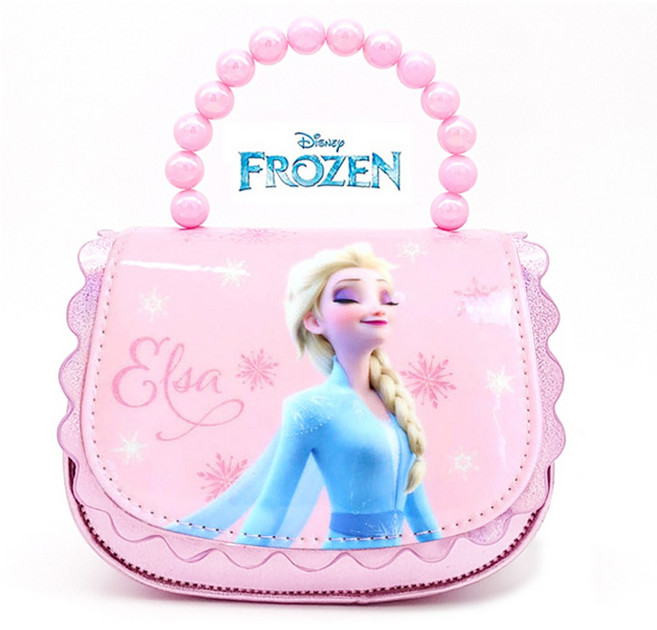 엘사 눈꽃 핑크 가방 크로스백