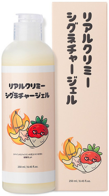 [디에스엘] 국내생산 바디젤 안심성분 고점도 약산성 리얼 크리미 시그니처 수용성 마사지 젤 [끊김 없이 오래가는 쫀쫀한 점도감] 자연 유래 추출물 함유, 1개, 250ml