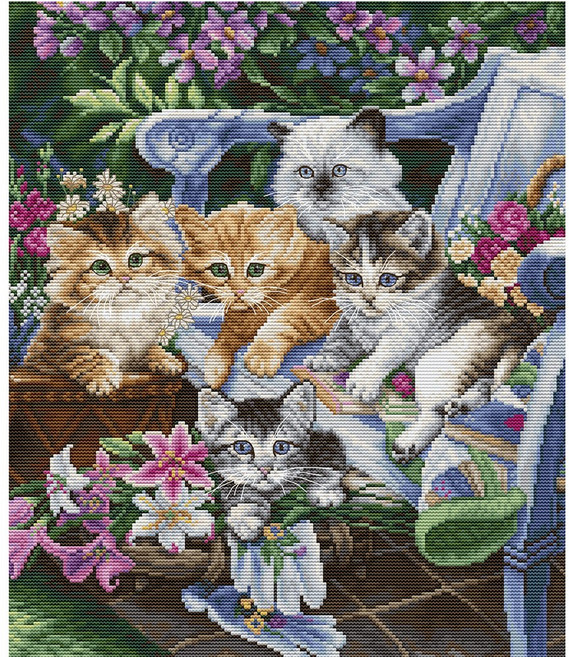 루카스 실십자수 패키지s Perfect Gardening Buddies BU5026, 1개