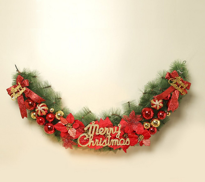 프라임마켓 140cm 플로리 크리스마스 가랜드 솔잎 오브제