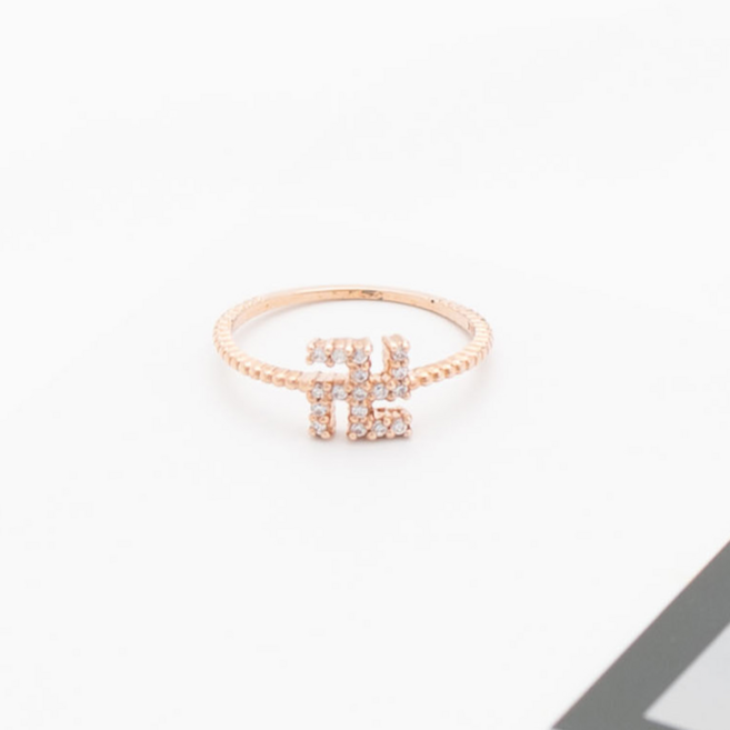 루키스톤 14k 타로트 만자반지 14k반지