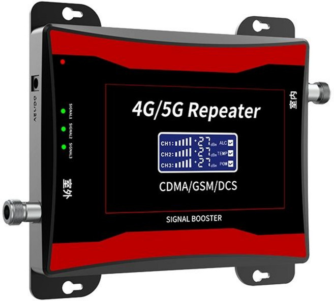 신호 증폭기 중계기 가정용 확산기 데이터 휴대폰 수신 네트워크 공유기 시골 통신, 1개, 4G+5G 1대1 실내용안테나1개