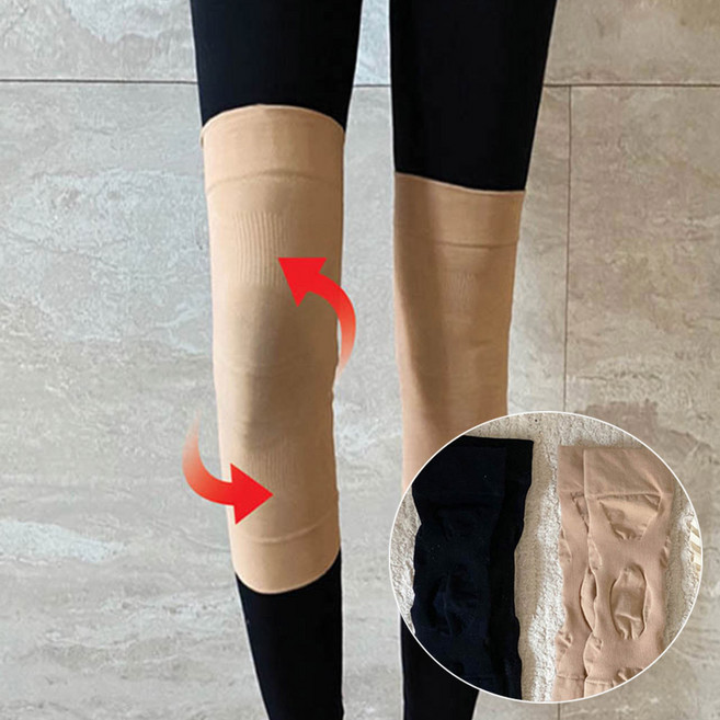 S~M 고탄력 프리미엄 초슬림 무릎보호대 스킨 블랙 살색 등산 비보잉, S사이즈, 1개