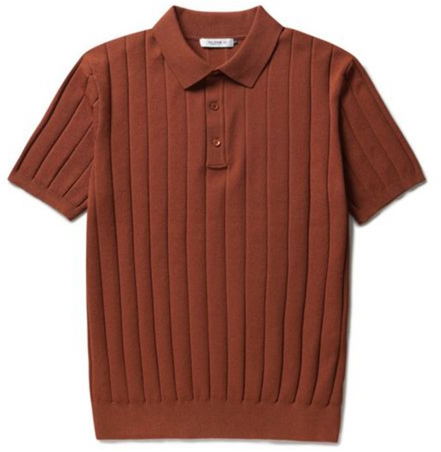 올젠 남성 간절기 골지 반팔 카라티 ZOF3ET1301BC