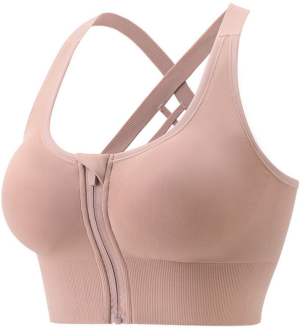 앞지퍼 요가 피트니스 스포츠 브라탑 SH1598