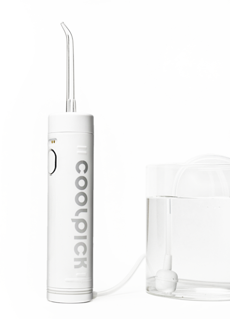 쿨픽 국산 물통없는 휴대용 구강세정기, 화이트, Coolpick C100
