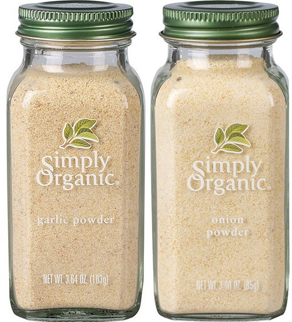 심플리오가닉 갈릭 파우더, 1세트, 갈릭 파우더 103g + 어니언 파우더 85g