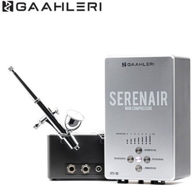 세레네어 콤프레샤 에어브러쉬 세트 GTS-06 갤러리 (Gaahleri), 1개