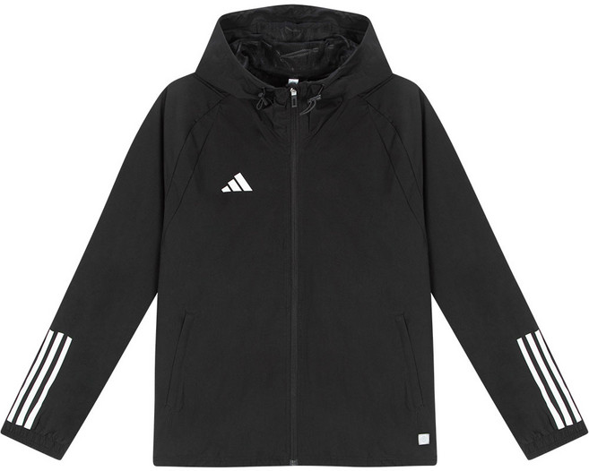 아디다스 바람막이 자켓 윈드브레이커 점퍼 TIRO23 C 블랙 남여공용 운동복 + HM 스티커