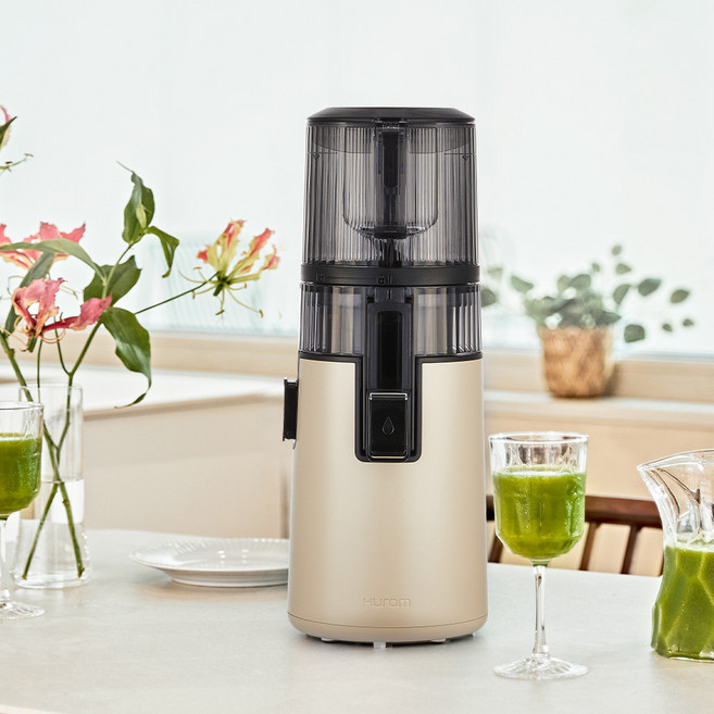 휴롬 착즙기 H410 5색상 녹즙기 원액기 쥬서기 엔자임주스, 베이지