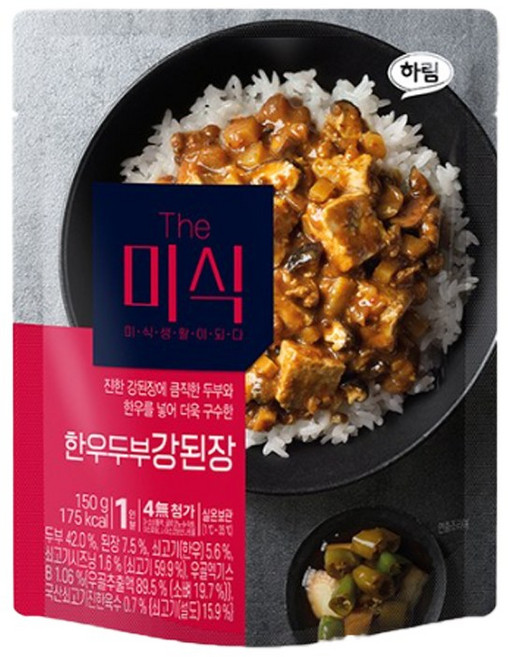 더미식 한우두부 강된장 덮밥소스, 150g, 5개