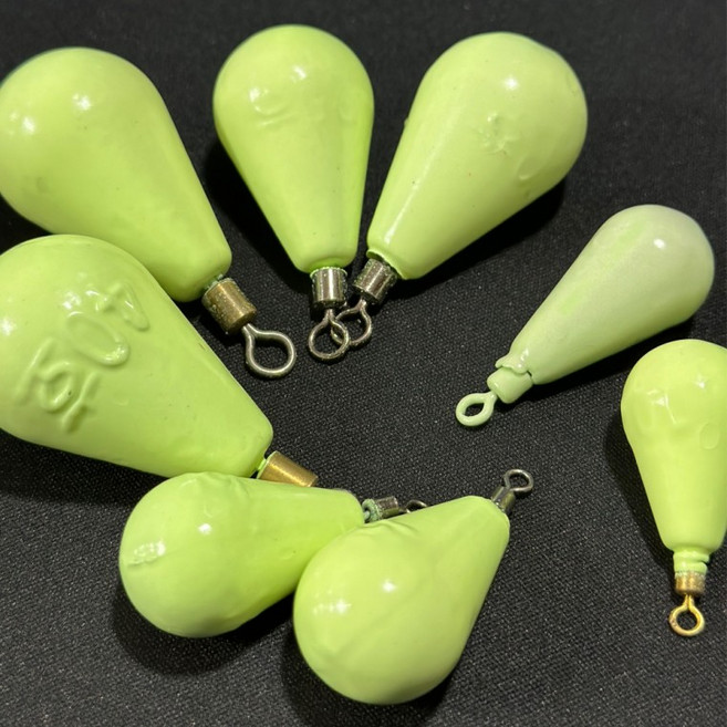 축광도장 요물 야광추 문어 쭈꾸미 야광봉돌 물방울 UST 갑오징어, 1개, 1개입