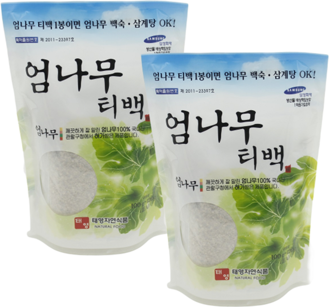 자연AND 한방 백숙 삼계탕 재료 엄나무 티백, 1(50gX티백2), 2개, 100g