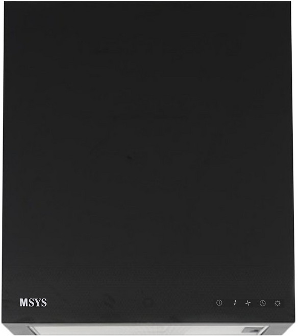 한샘 MSYS 주방후드 HDC-MSG60 블랙글라스 싱크대 렌지후드 환풍기 교체, 단순배송상품