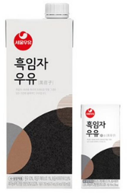 서울우유 흑임자 우유 750g 2개세트, 750ml, 2개
